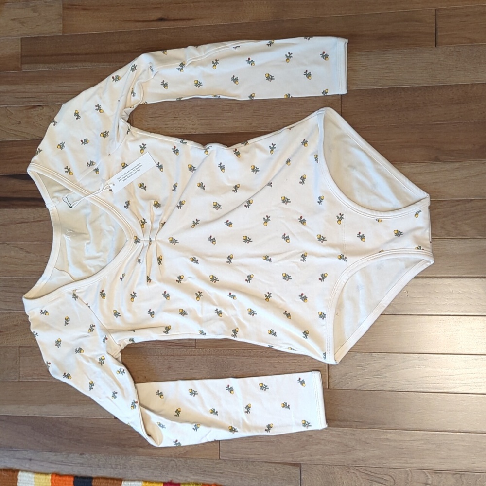 Shop ARQ Paloma Leo Long-Sleeve Bodysuit Size Medium NWT